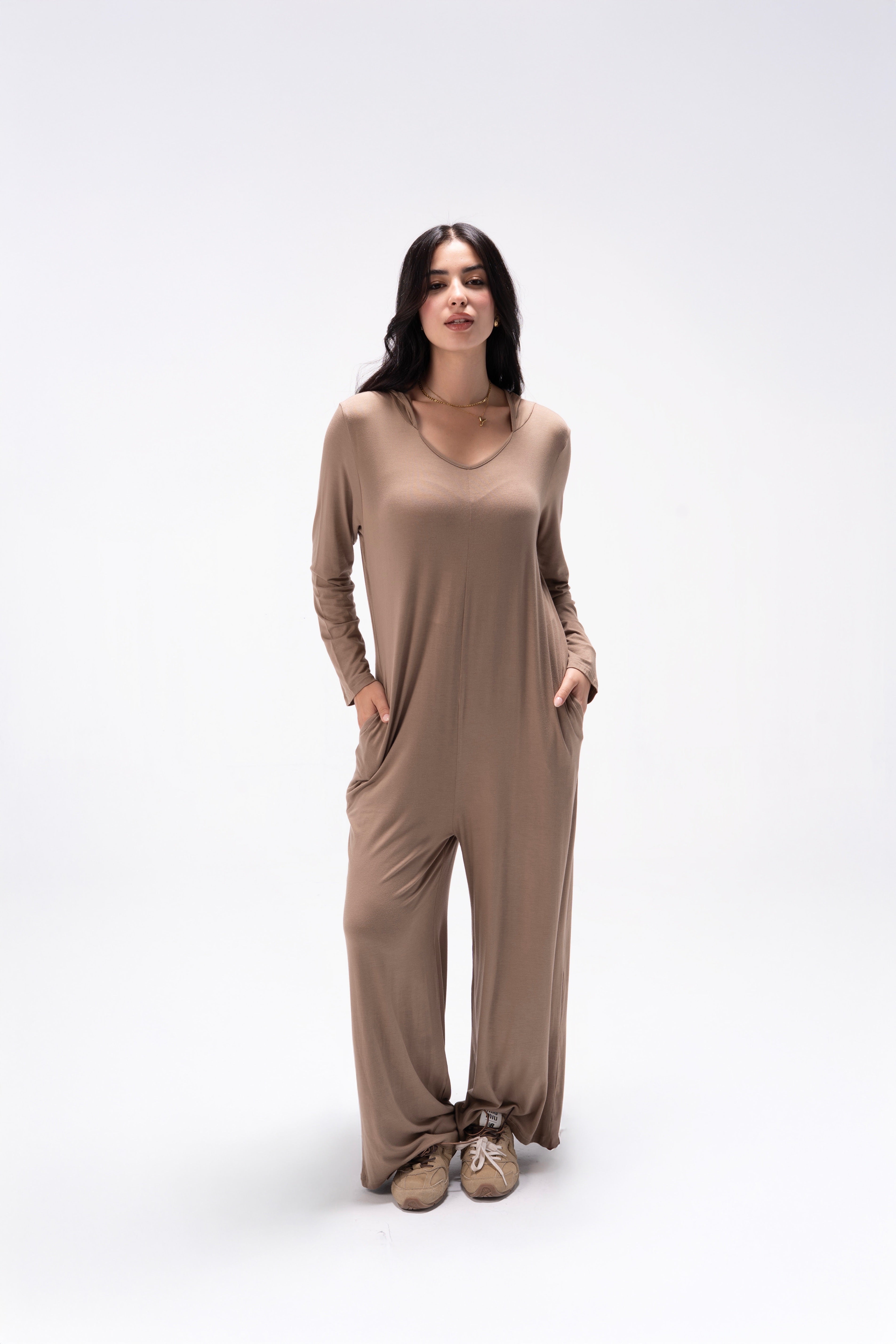 Desert Flow Hooded Jumpsuit
