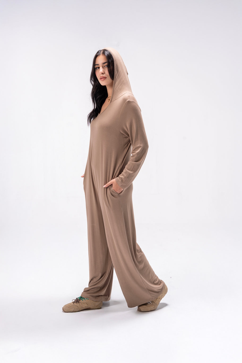 Desert Flow Hooded Jumpsuit