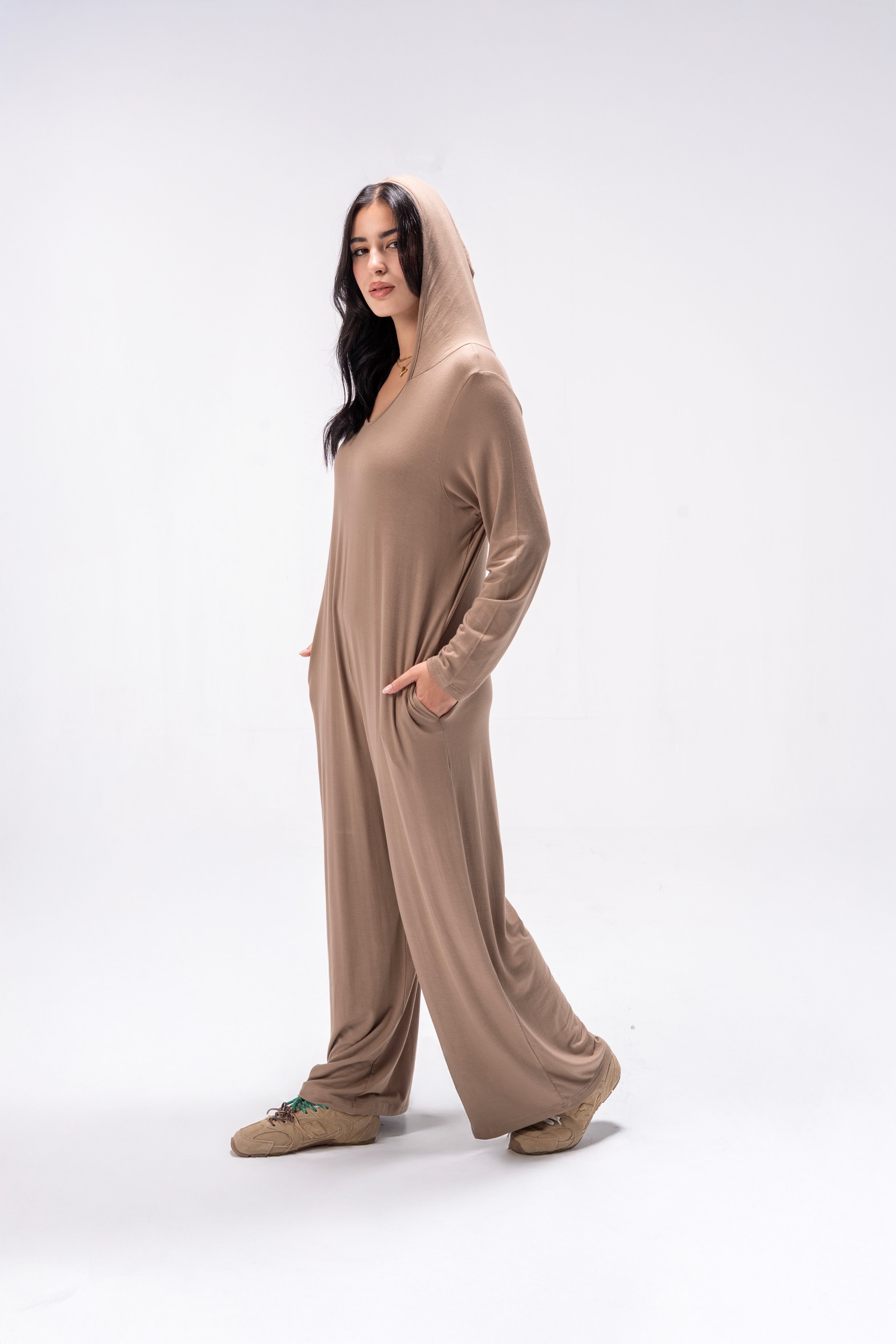 Desert Flow Hooded Jumpsuit