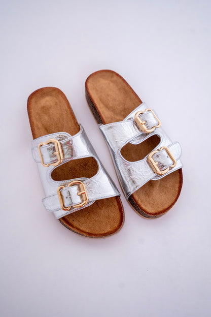 Metallic Slippers